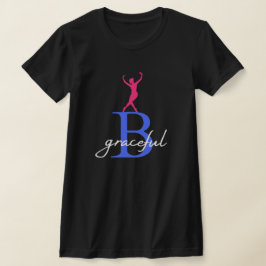 Wees sierlijk een ballerina t-shirt