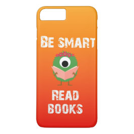 Wees slim leesboekaanhalingstekens met hoesje voor