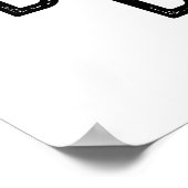 Wees slim Speel geen drumb Funny Drummer Drum Pun Poster (Hoek)