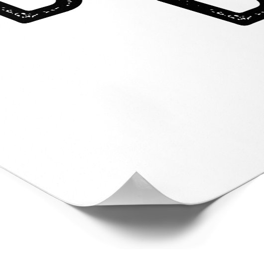 Wees slim Speel geen drumb Funny Drummer Drum Pun Poster (Hoek)