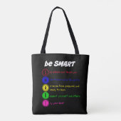 Wees slim tote bag (Achterkant)