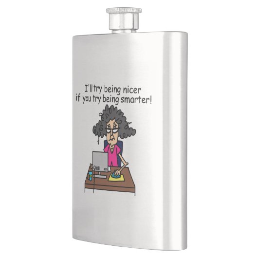 Wees slimmer, ik zal aardiger zijn flacon (Links)