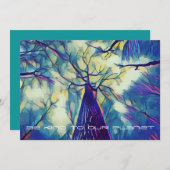 Wees SOORT naar onze planeet - Bomen Forest Earth  (Voorkant / Achterkant)