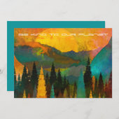 Wees SOORT naar onze planeet - Trebes Mountains Da (Voorkant / Achterkant)