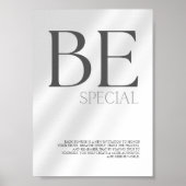 Wees speciaal Custom Self-Love Wall Poster (Voorkant)