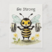 Wees sterk, aanpasbaar briefkaart (Voorkant)