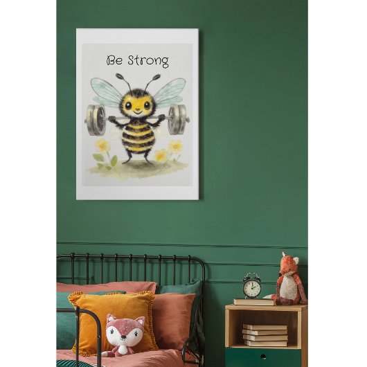 Wees sterk, aanpasbaar poster