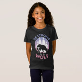 Wees sterk als een wolf t-shirt (Voorkant volledig)