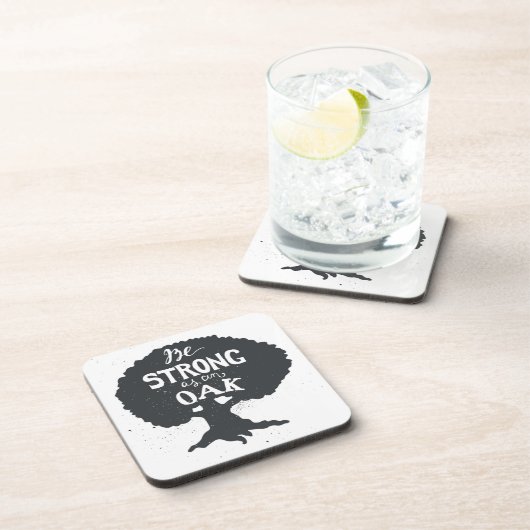 Wees sterk als eikel onderzetter (Rechterzijde)