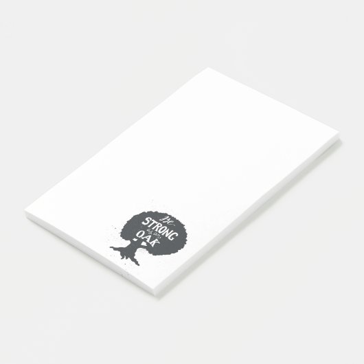 Wees sterk als eikel post-it® notes (Schuin)