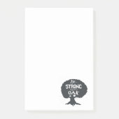 Wees sterk als eikel post-it® notes (Voorkant)