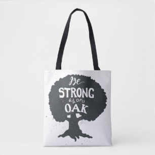 Wees sterk als eikel tote bag