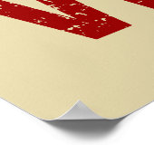 Wees sterk als je zwak Poster bent - Zand (Hoek)