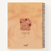 Wees sterk als koffie | motivatie prijsopgave notitieboek (Achterkant)