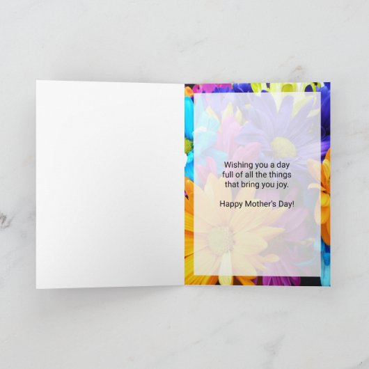 Wees sterk Bijbelvers Christelijke Moederdag Kaart (Binnen)