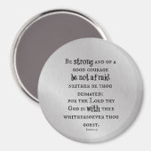 Wees sterk Bijbelvers Magneet (Voorkant / Achterkant)