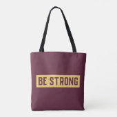 WEES STERK Boodschappentas Tote Bag (Achterkant)