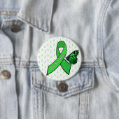 "Wees sterk" borstknopen voor Lyme-bewustzijn Ronde Button 7,6 Cm (In situ)