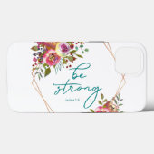 Wees Sterk Case-Mate iPhone Case (Achterkant (horizontaal))