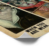 Wees sterk, dapper, nederig poster (Hoek)