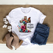 Wees sterk en moedig Christelijk T-shirt