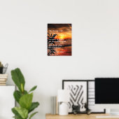 Wees sterk en moedig Deuteronomium 31:6 Poster (Thuiskantoor)