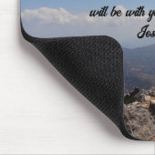 Wees sterk en moedig Joshua 1:9 Bijbelversie Muismat (Hoek)