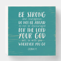 Wees sterk en moedig, Joshua 1:9