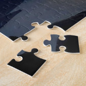 Wees sterk en moedig Joshua 1:9 Lake Sunset Legpuzzel (Zijkant)