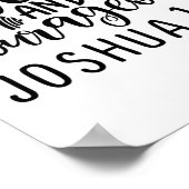 Wees sterk en moedig Joshua 1 9 Poster (Hoek)