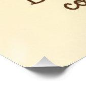 Wees sterk en moedig – Jozua 1:9 Perfect Poster (Hoek)