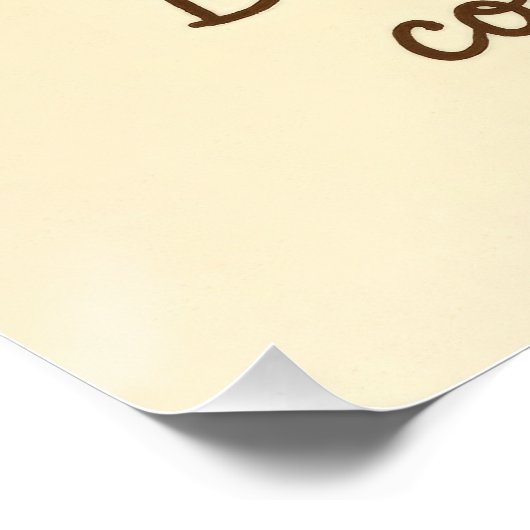 Wees sterk en moedig – Jozua 1:9 Perfect Poster (Hoek)