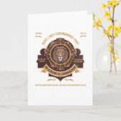 Wees sterk en moedig kaart (Gele Bloem)