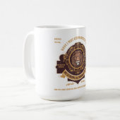 Wees sterk en moedig koffiemok (Voorkant links)