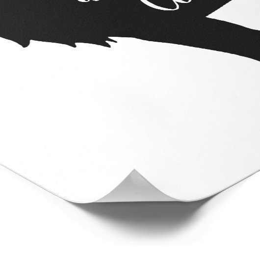 Wees sterk en moedig Lion-Poster Poster (Hoek)