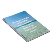 Wees sterk en moedig, mooi Christelijk gebed Notitieboek (Rechterzijde)