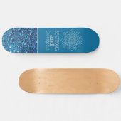 Wees sterk en moedig skateboard (Horizontaal)