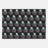 Wees sterk en mooi - Gymnastiek Eenhoorn Inpakpapier Vel (Voorkant)