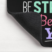 Wees sterk en mooi - Gymnastiek Eenhoorn Muismat (Hoek)