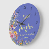 Wees sterk en vrij, net als wilde bloemen | wilde grote klok (Hoek)