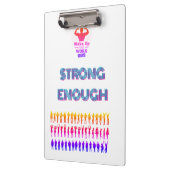 Wees sterk genoeg klembord (Links)