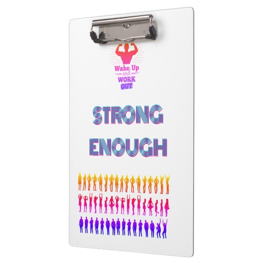 Wees sterk genoeg klembord (Links)