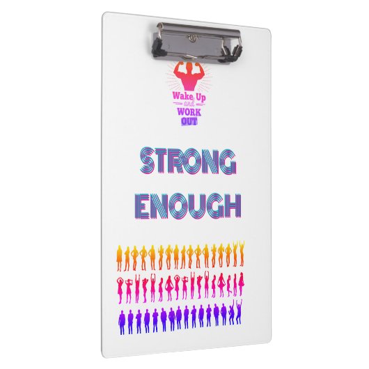 Wees sterk genoeg klembord (Rechts)