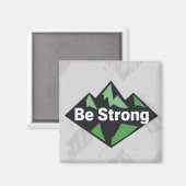 Wees Sterk Geometrisch Magneet (Voorkant / Achterkant)