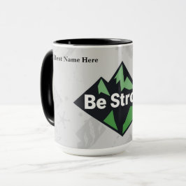 Wees Sterk Geometrisch Mok