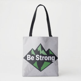 Wees Sterk Geometrisch Tote Bag