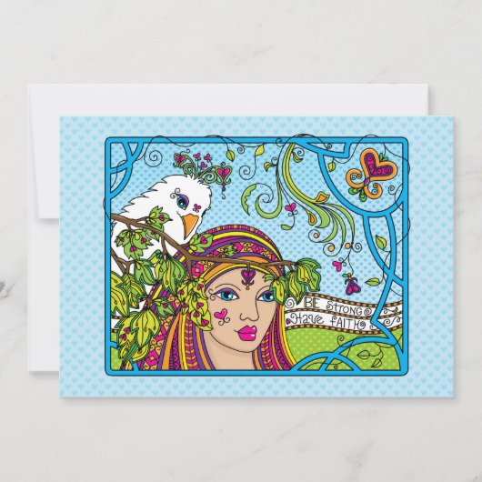 Wees sterk_have Faith_Flat Card 7"x5" (Voorkant)