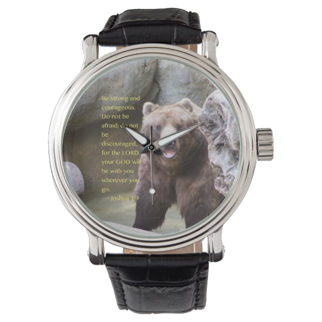 "Wees sterk" Horloge (Voorkant)