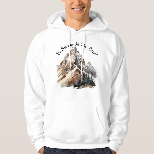 Wees sterk in de Heer! Hoodie (Voorkant)