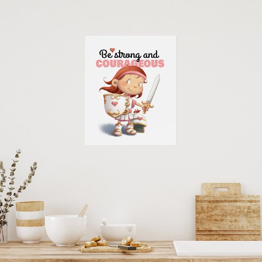 Wees sterk in de Heer Poster (Keuken)